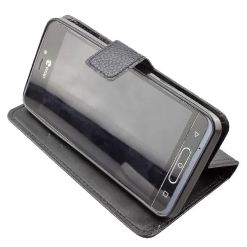 caseroxx Bookstyle Custodia a Libro Doro 8035 Nera