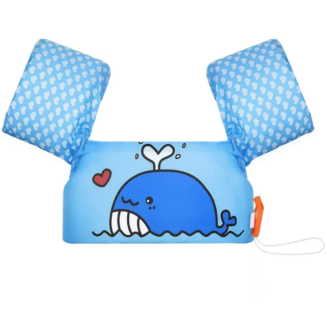 MoKo braccioli nuoto bambini balena blu 20-22,7 kg