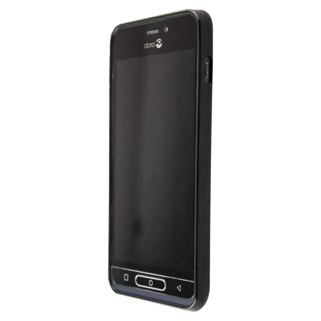 caseroxx TPU Custodia Doro 8035 Cover Nera Antiurto