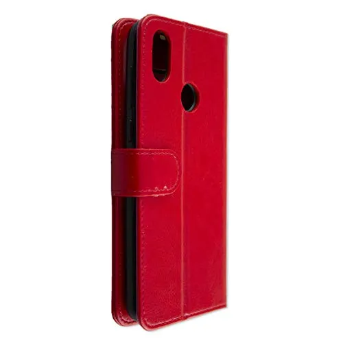 caseroxx Bookstyle Cubot P20 custodia rosso portacarte