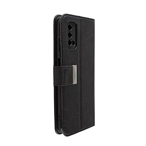 caseroxx Blackview A90 cover portafoglio nera carte stand