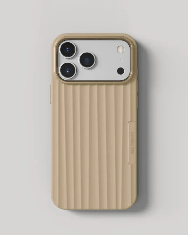 Nudient Bold Case cover iPhone 17 Pro Max Wool Beige MagSafe