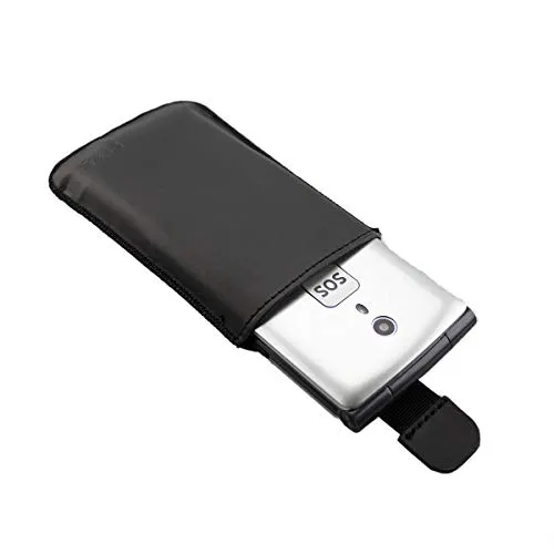 caseroxx Slide custodia Brondi Amico Supervoice nera pelle