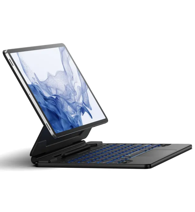 Dexnor Galaxy Tab S8+ custodia tastiera nero 12,4 trackpad