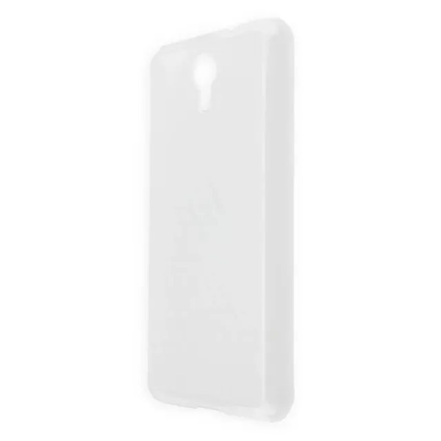 caseroxx TPU custodia Ulefone Power bianco trasparente slim
