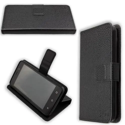 caseroxx Bookstyle custodia Medion Life E5020 MD 99616 nera portafoglio