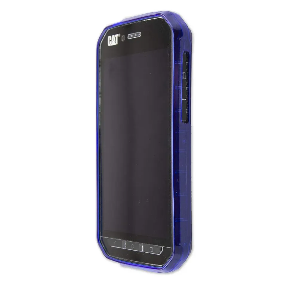 caseroxx TPU Cat S41 custodia azzurra antiurto