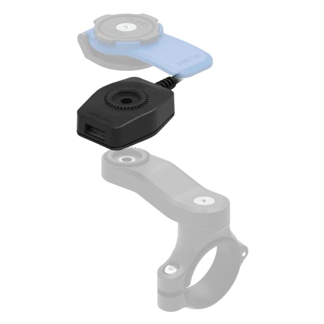 Quad Lock Caricabatterie USB Moto ricarica rapida IP66