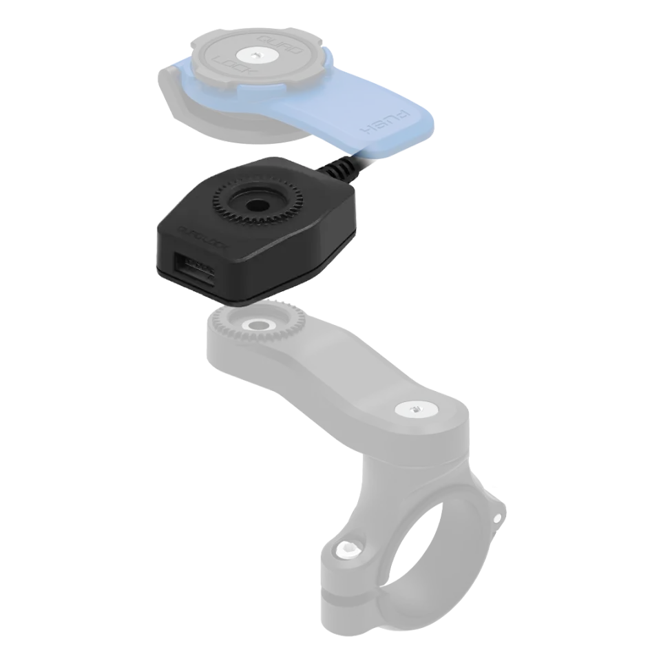 Quad Lock Caricabatterie USB Moto ricarica rapida IP66