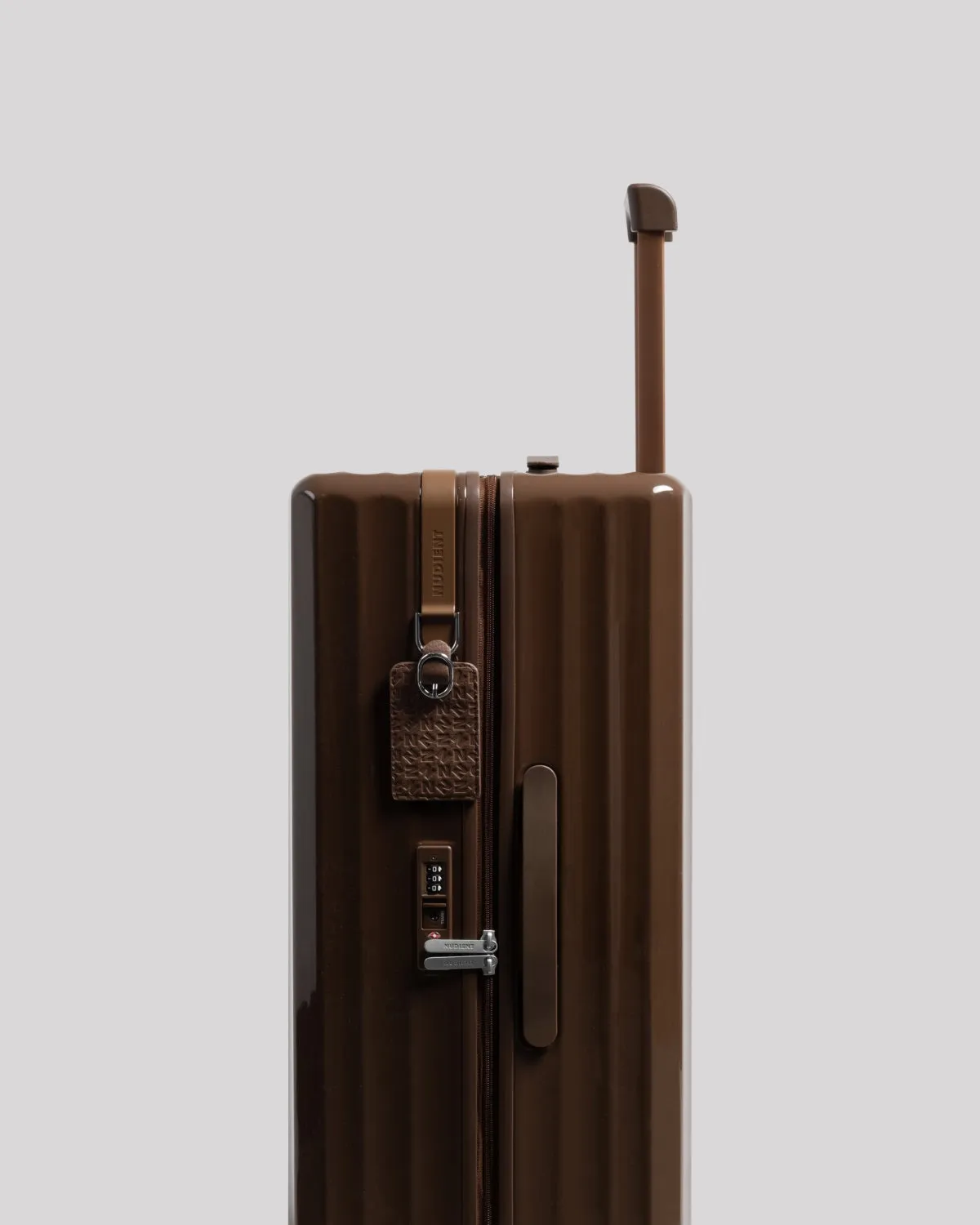 Nudient Bold Check-in Bag L V2 valigia Chestnut Brown leggera