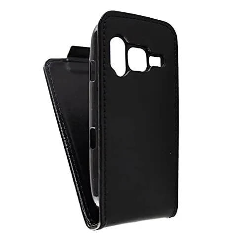 caseroxx Flip Cover Doro Primo 218/368 custodia nera magnetica