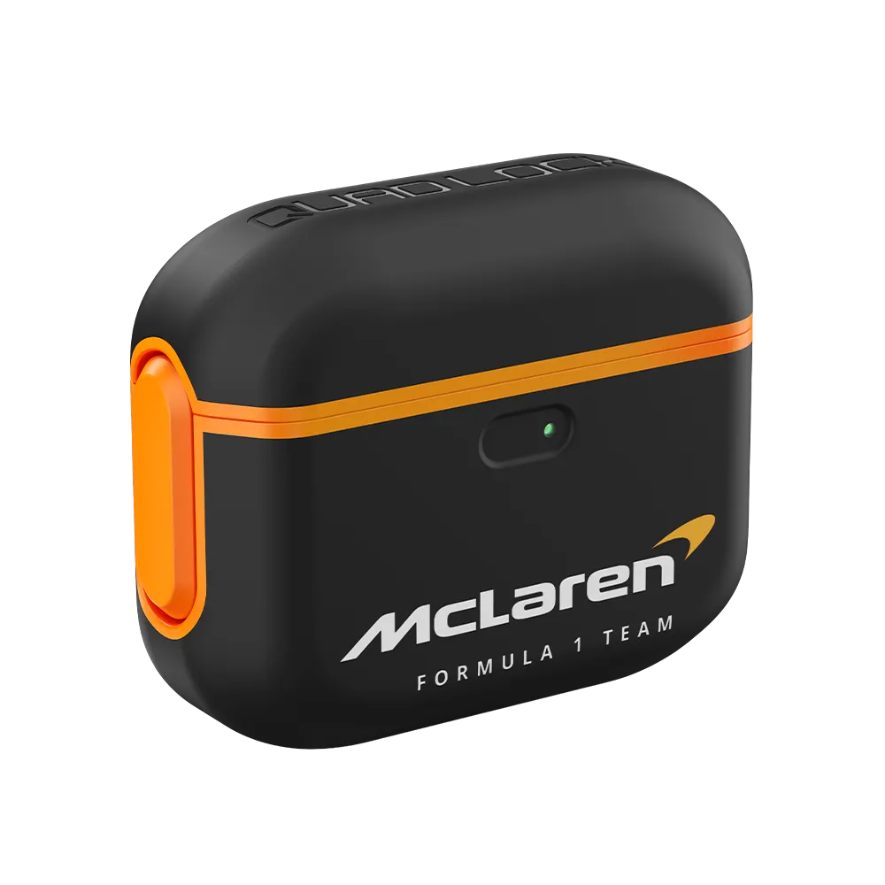Quad Lock McLaren Custodia AirPods Pro Moschettone Papaya