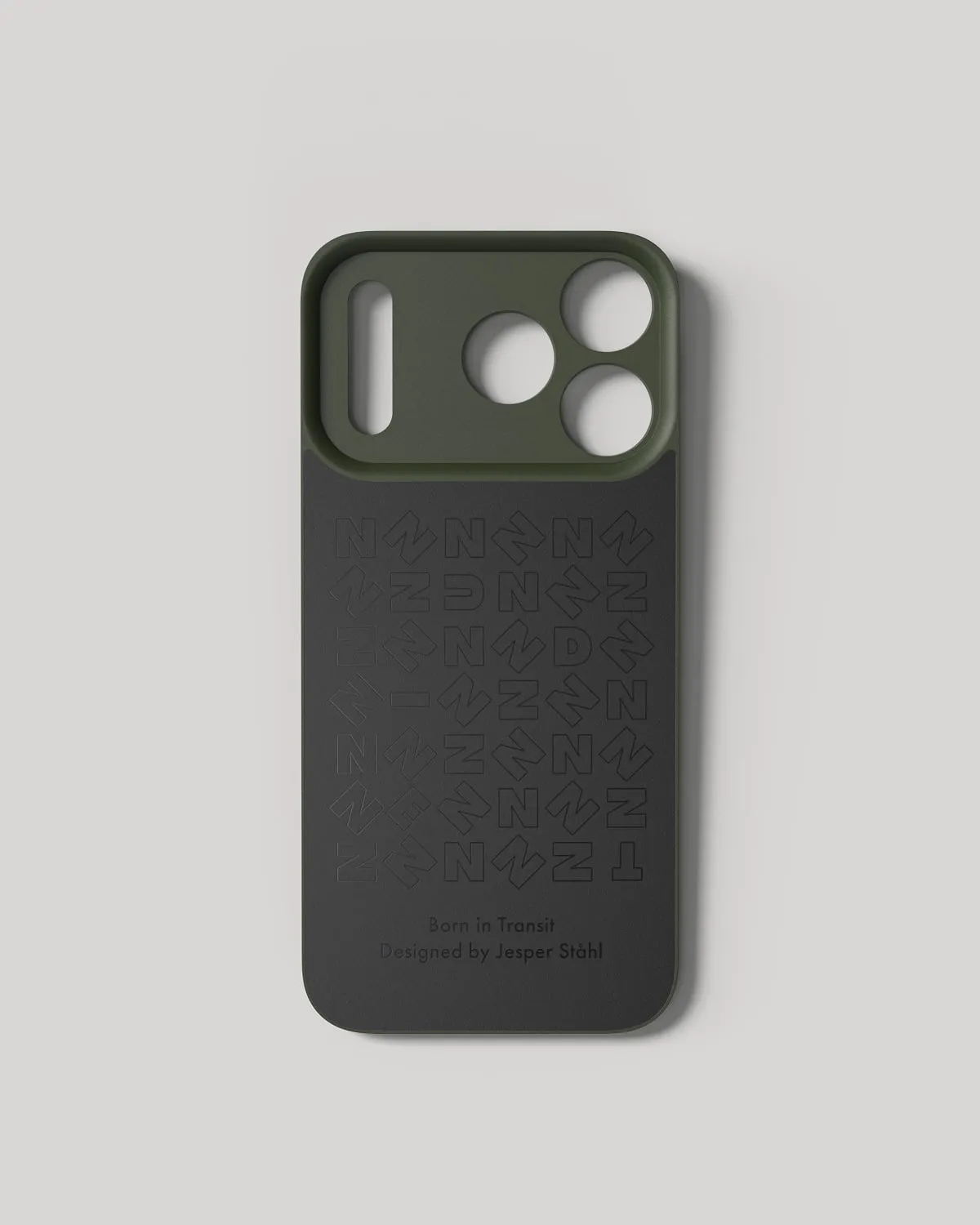 Nudient Slice Case cover iPhone 17 Pro verde pino MagSafe sottile