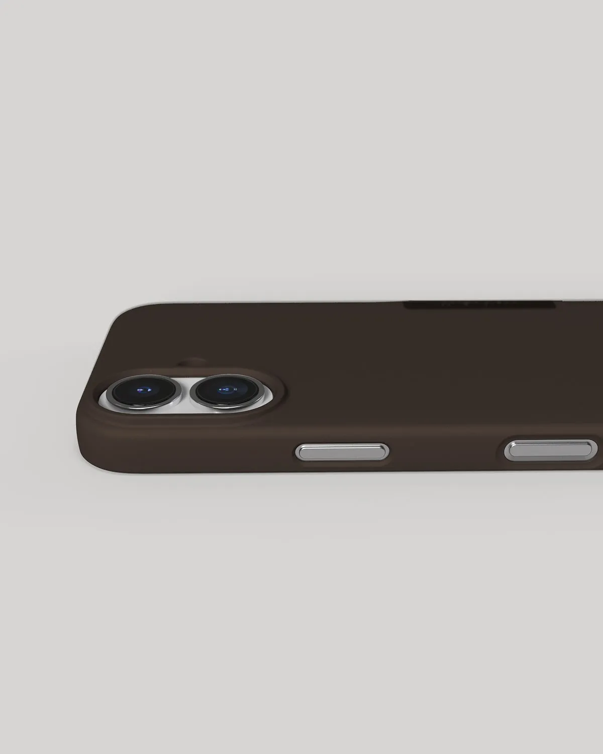 Nudient Thin Case cover iPhone 17 marrone MagSafe sottile