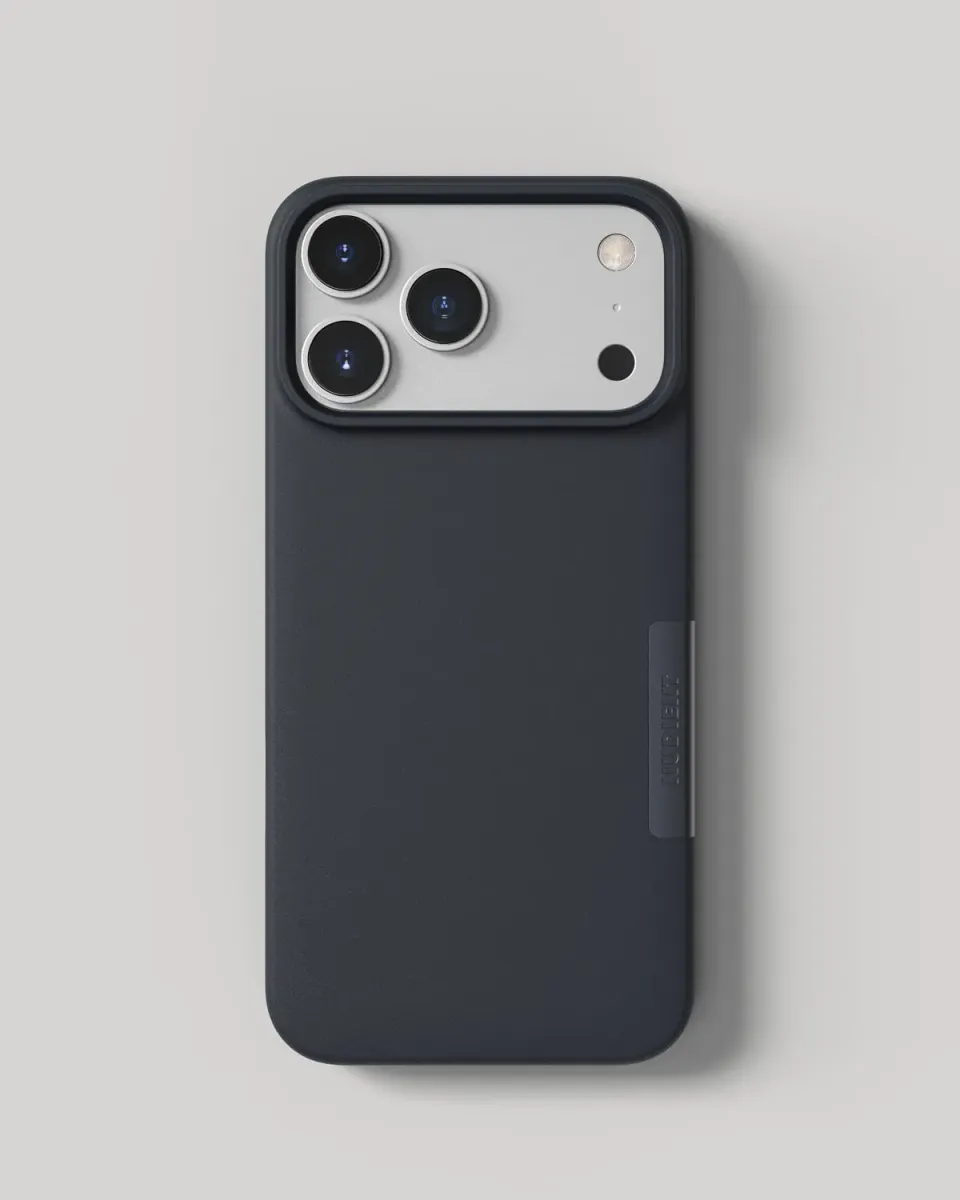 Nudient Thin Case cover iPhone 18 Pro Max blu senza MagSafe