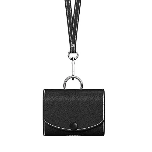 MoKo AirPods 3 custodia pelle PU nero moschettone