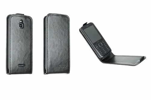 caseroxx Flip Cover Nokia 8000 4G custodia nera magnetica