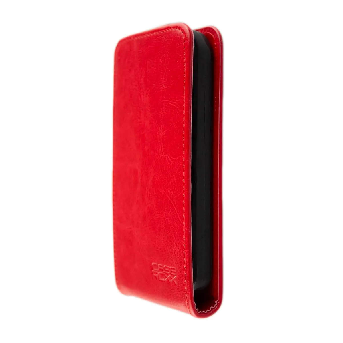 caseroxx Flip Cover Nokia 800 Tough rossa pelle