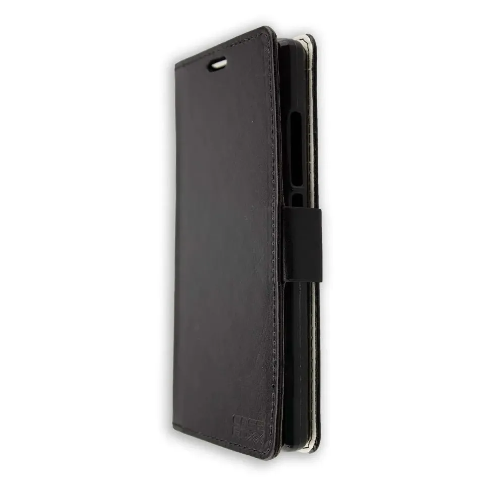 caseroxx Bookstyle custodia Doogee X5 Max Pro nero portafoglio