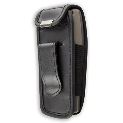 caseroxx tasca Nokia 2300 vera pelle nera con finestra