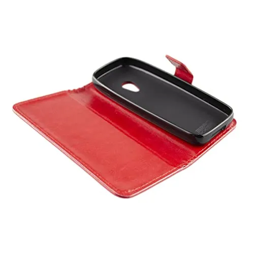 caseroxx Nokia 6310 2021 custodia a libro rossa portacarte