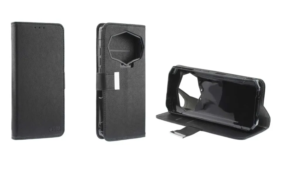 caseroxx Bookstyle Doogee S99 custodia a libro nera magnetica
