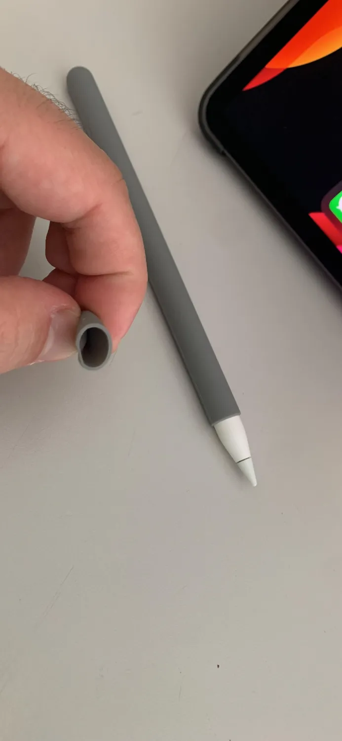 MoKo Cover Apple Pencil Pro/2 Custodia Silicone Nero Antigraffio