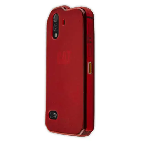 caseroxx Custodia TPU Cat S61 rossa antiurto
