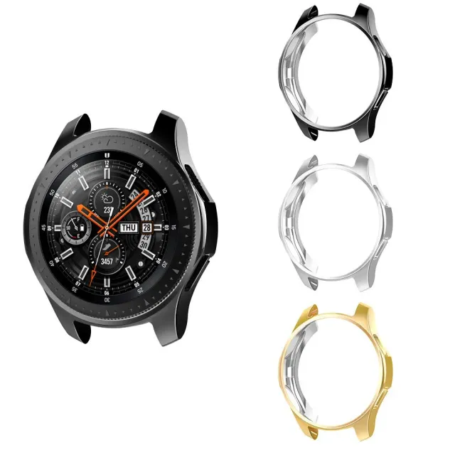 MoKo Galaxy Watch 46mm Cover TPU 3 Pezzi Nero Anti-graffio