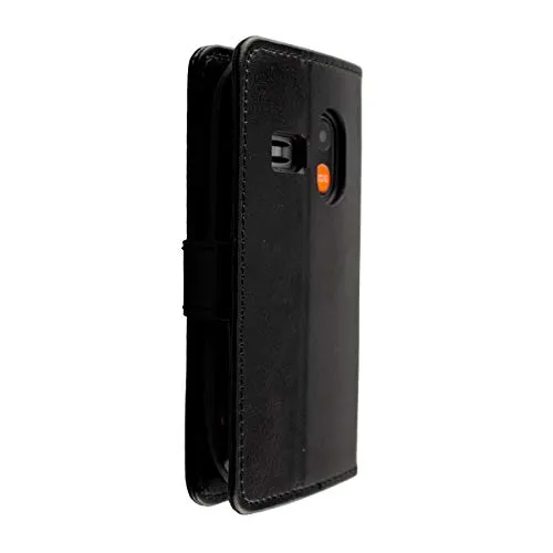 caseroxx Bookstyle Custodia Gigaset GL390 Nera Portafoglio