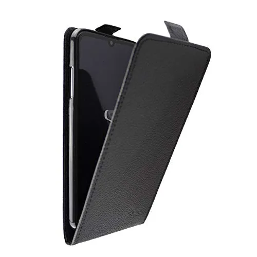 caseroxx Flip Cover Neffos C9 Max custodia nera