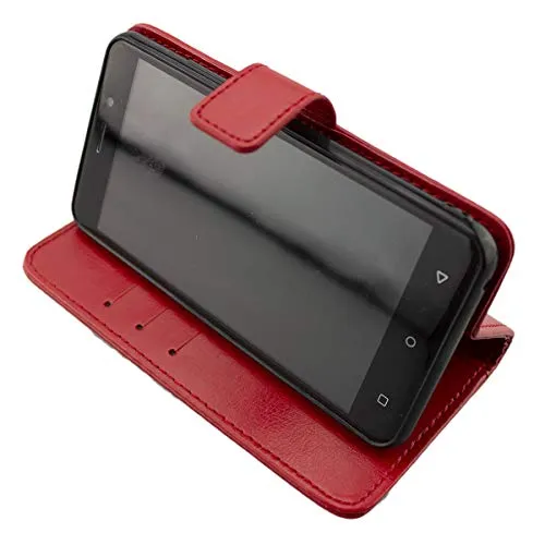 caseroxx SD510 SD530 bookstyle cover rossa portafoglio