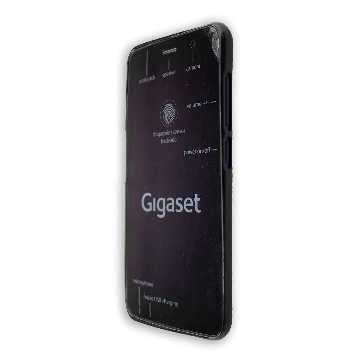caseroxx cover TPU Gigaset GS170 custodia nero antiurto