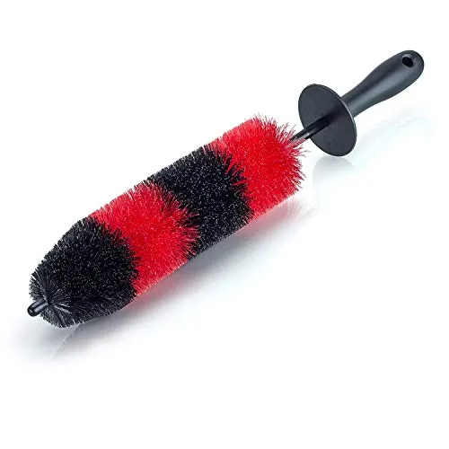 MoKo Spazzola Pulizia Auto Setole Plastica 45cm Rosso