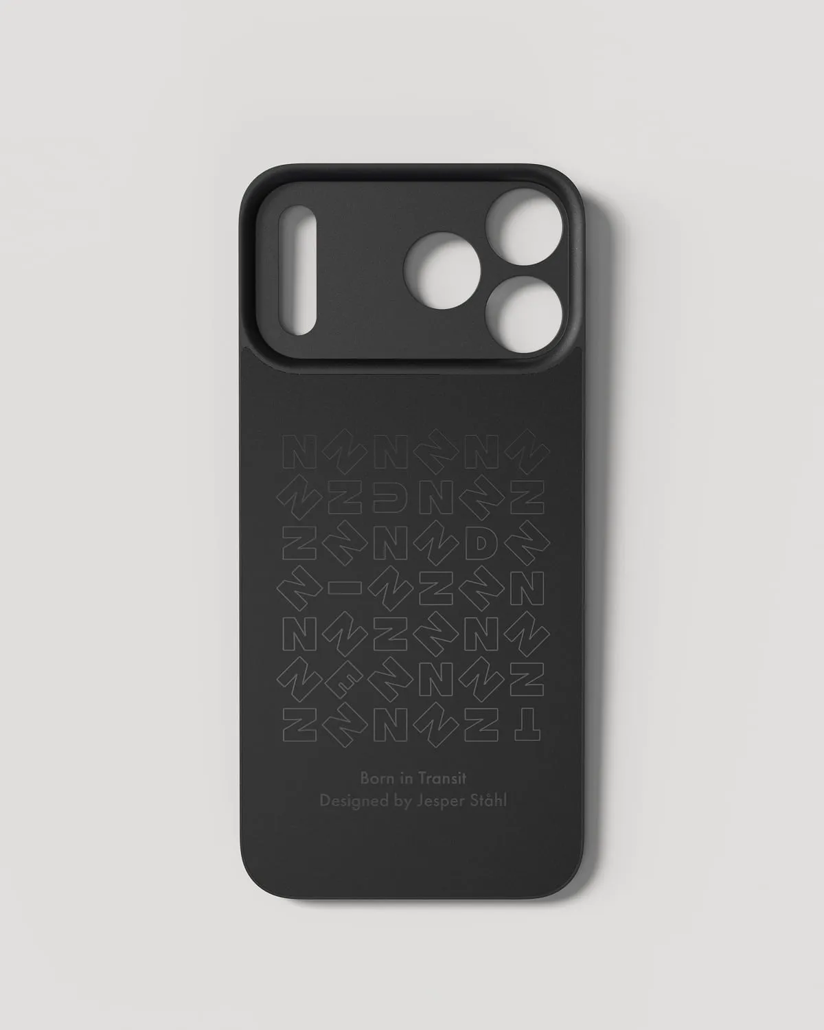 Nudient Slice Case custodia iPhone 17 Pro Max Ink Black MagSafe