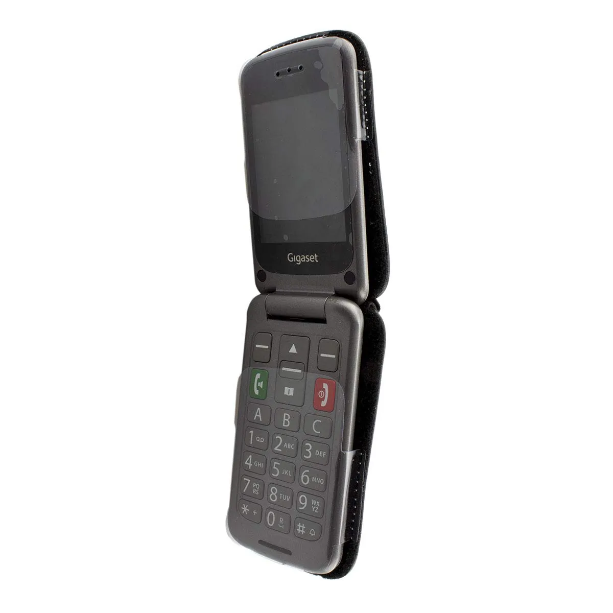 caseroxx Gigaset GL590 borsello cintura nero finestra