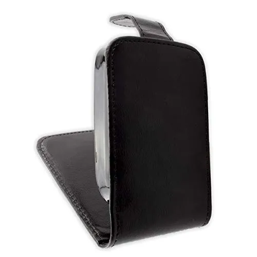 caseroxx Flip Cover Freestyle Libre 1/2/3 Nera Magnetica