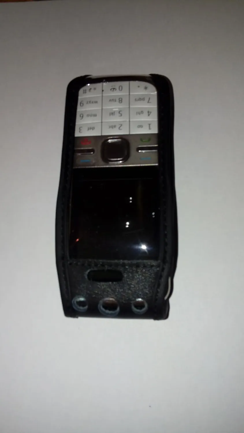 caseroxx Borsello Pelle Nokia C5-00 Nero con Clip Cintura