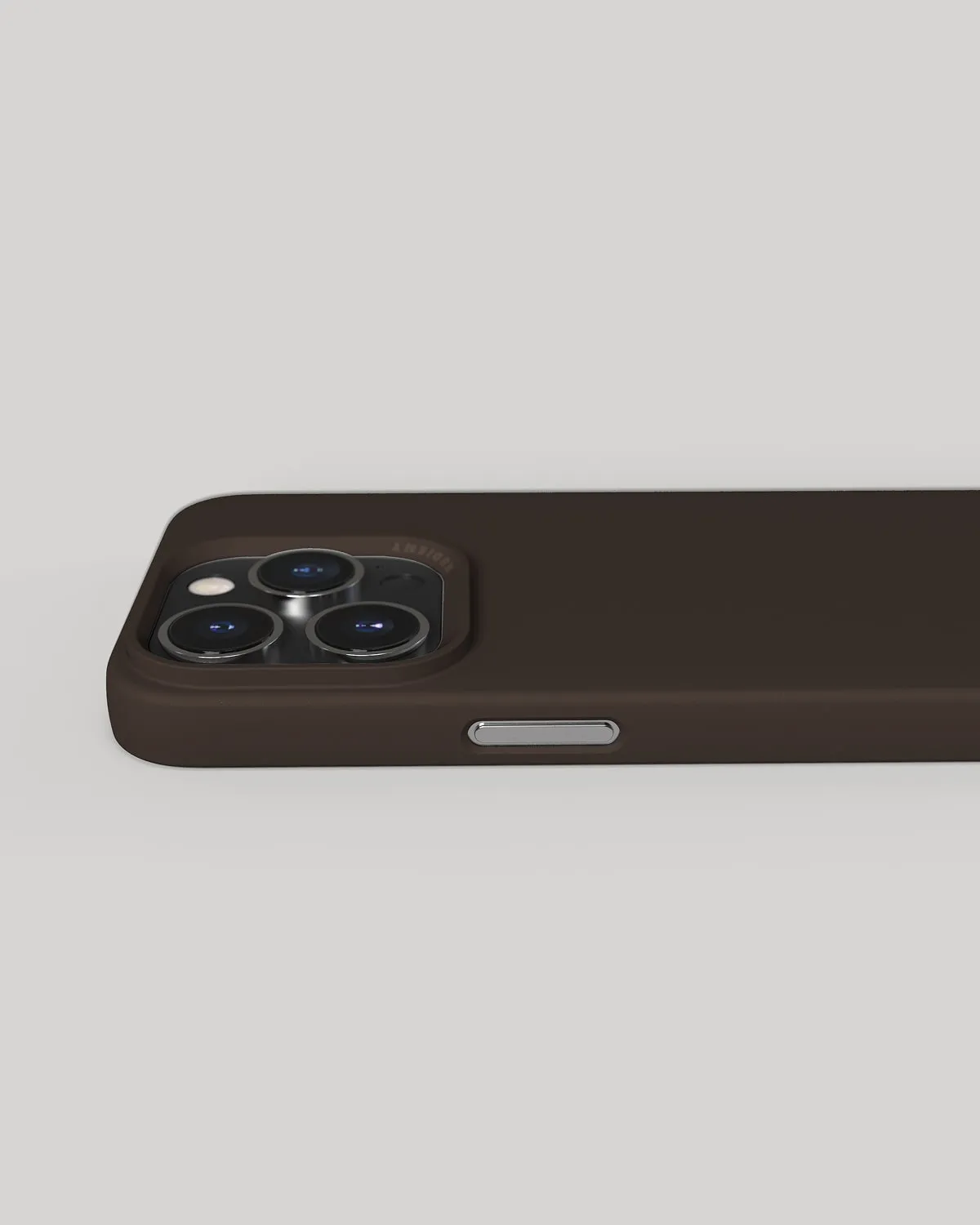 Nudient Thin Case cover iPhone 15 Pro marrone MagSafe sottile