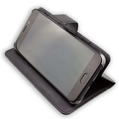 caseroxx Bookstyle UMi Plus Extreme custodia libro nero con stand