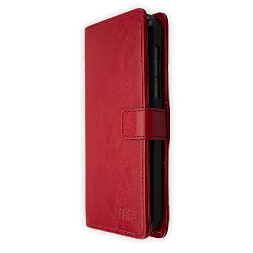 caseroxx Bookstyle Blackview BV9600 custodia portafoglio rossa