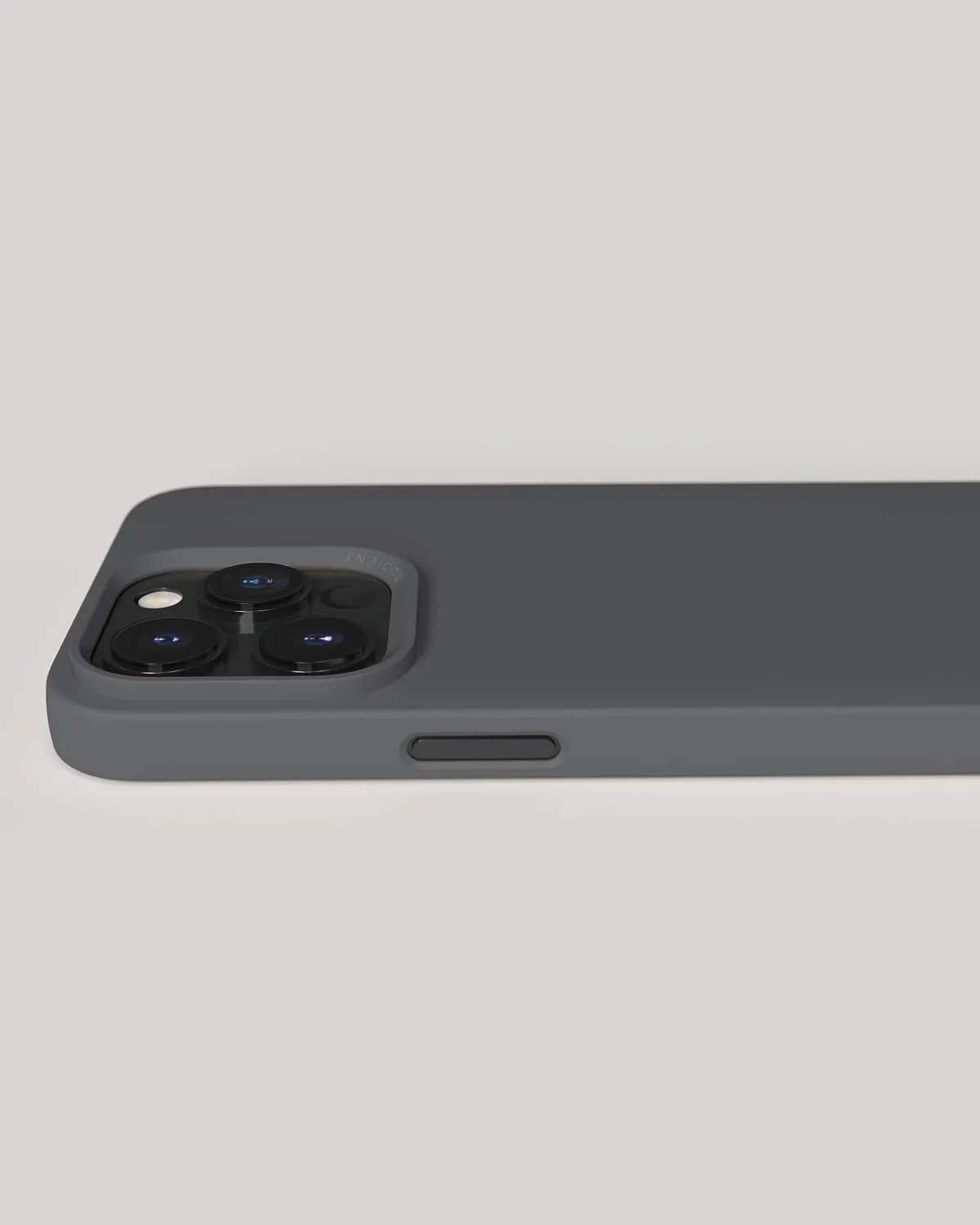 Nudient Thin Case cover iPhone 14 Pro Max grigio sottile