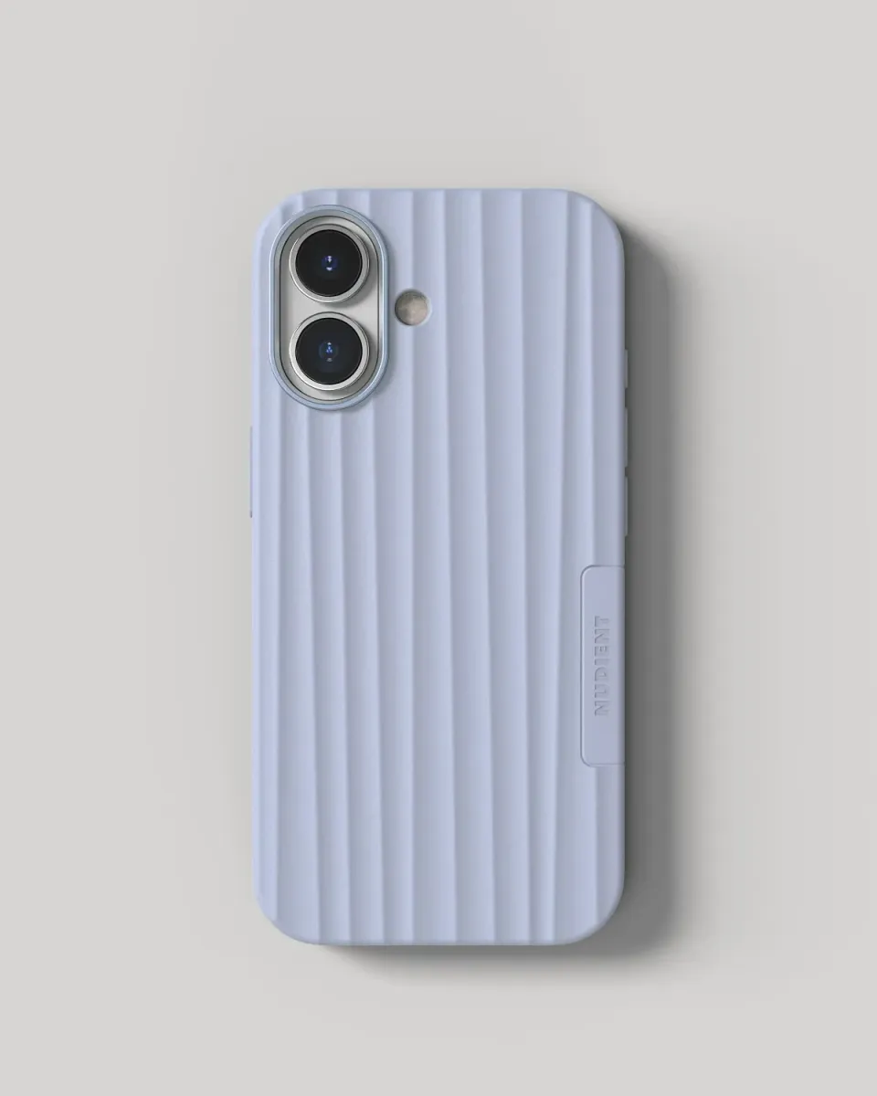 Nudient Bold Case cover iPhone 17 Aura Blue MagSafe