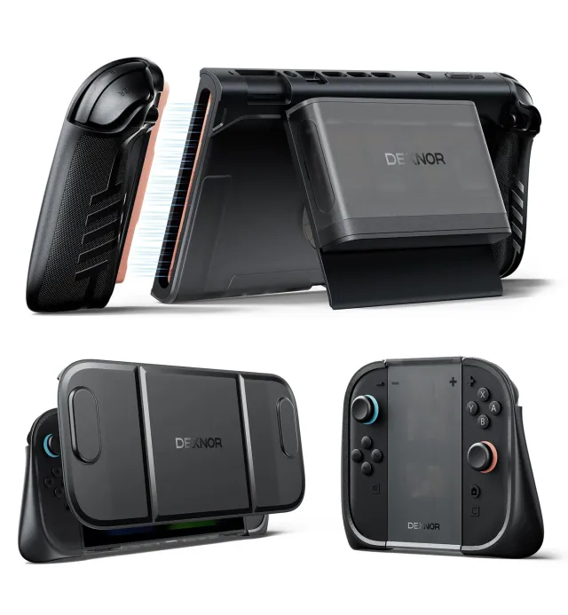 Dexnor cover Nintendo Switch 2 nera dockable