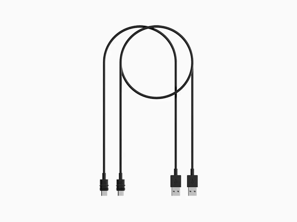 Quad Lock ricambio cavi USB-A USB-C 0,5+1,5m impermeabili