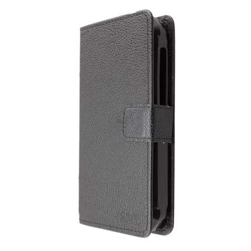 caseroxx Bookstyle Cover Cat S41 Custodia Nera Portacarte