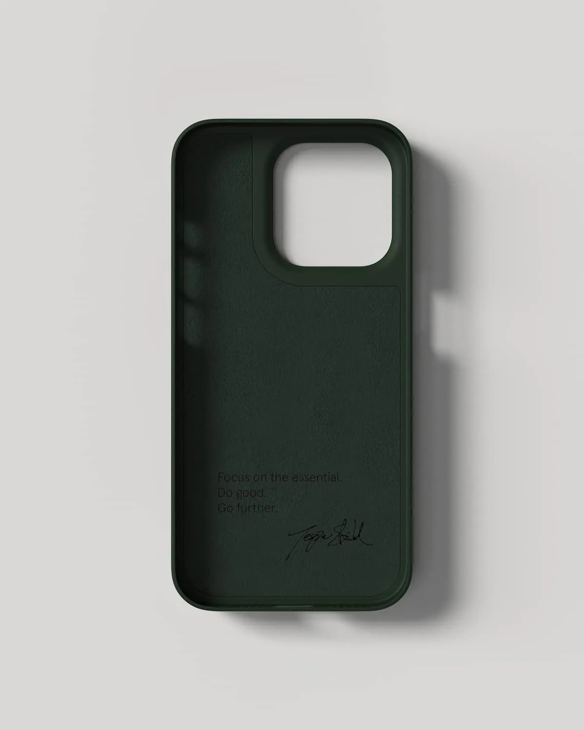 Nudient Thin Case iPhone 14 Pro cover verde MagSafe sottile