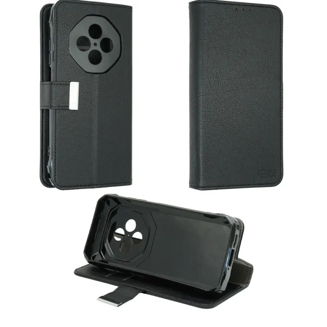 caseroxx Bookstyle custodia a libro Blackview Fort 1 nera carte