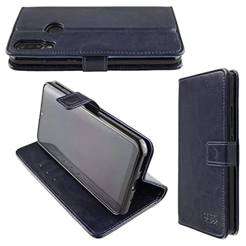 caseroxx Bookstyle custodia Beafon M6s azzurra antiurto
