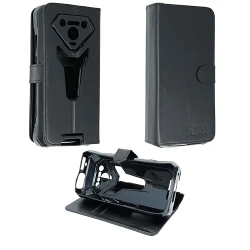 caseroxx Bookstyle Cover Ulefone Armor 34 Pro nera portacarte